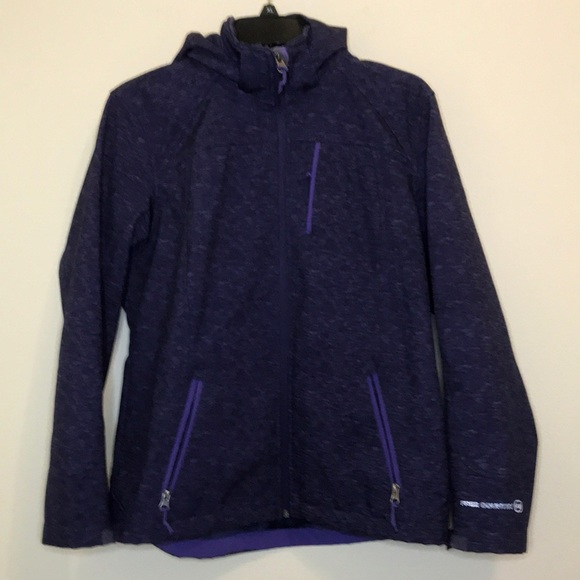 Free Country Purple Jacket with Removable Hood Size Large - Picture 1 of 10